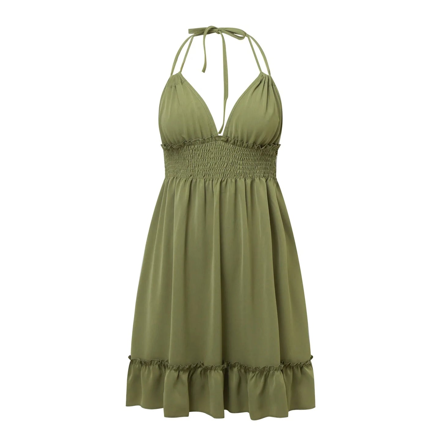Fashion Summer Dresses 2024 Summer Dresses for Women Trendy Boho Floral Print Cover up V Neck Sleeveless Sundresses 여름 원피스