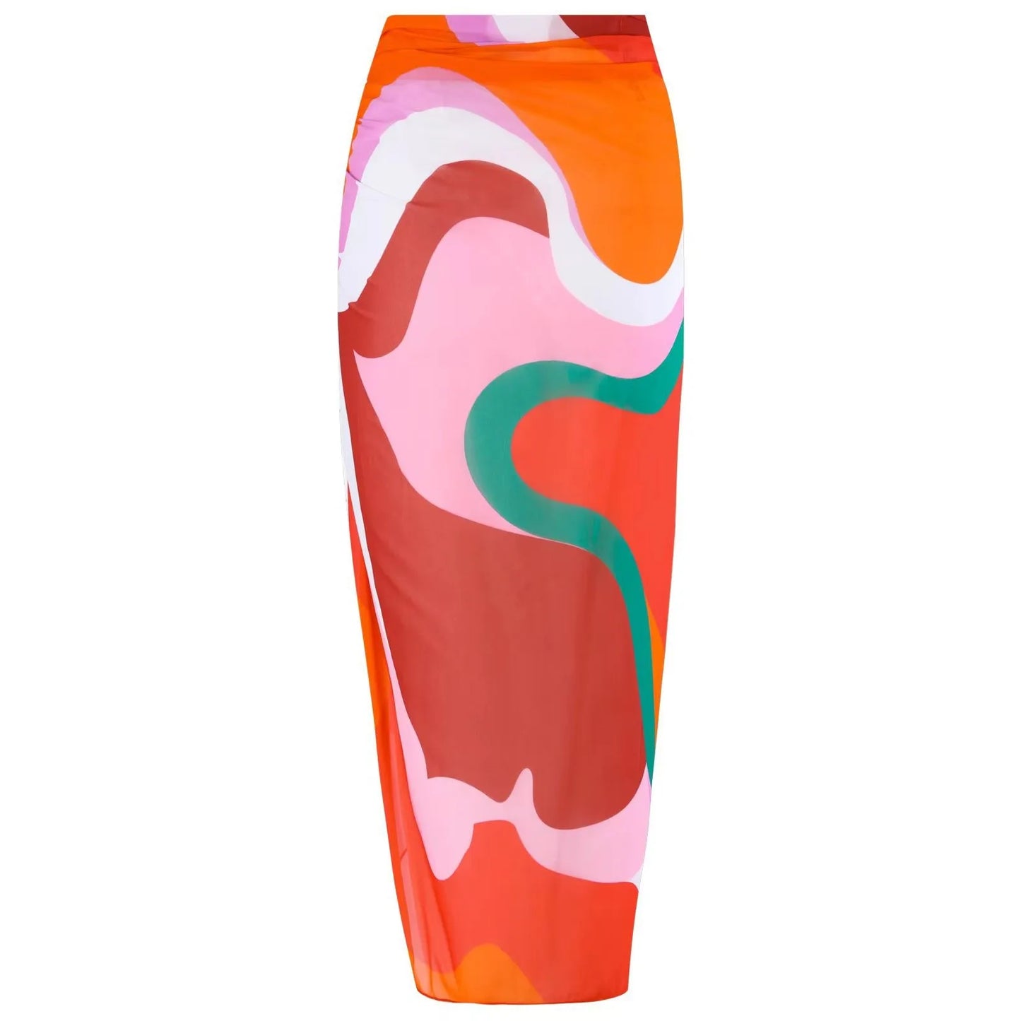 Women'S Sexy Mesh Skirt Conservative Seaside Casual Vacation Wrap Hip Slim Skirts with Bow Knot New Chic Trend Streetwear