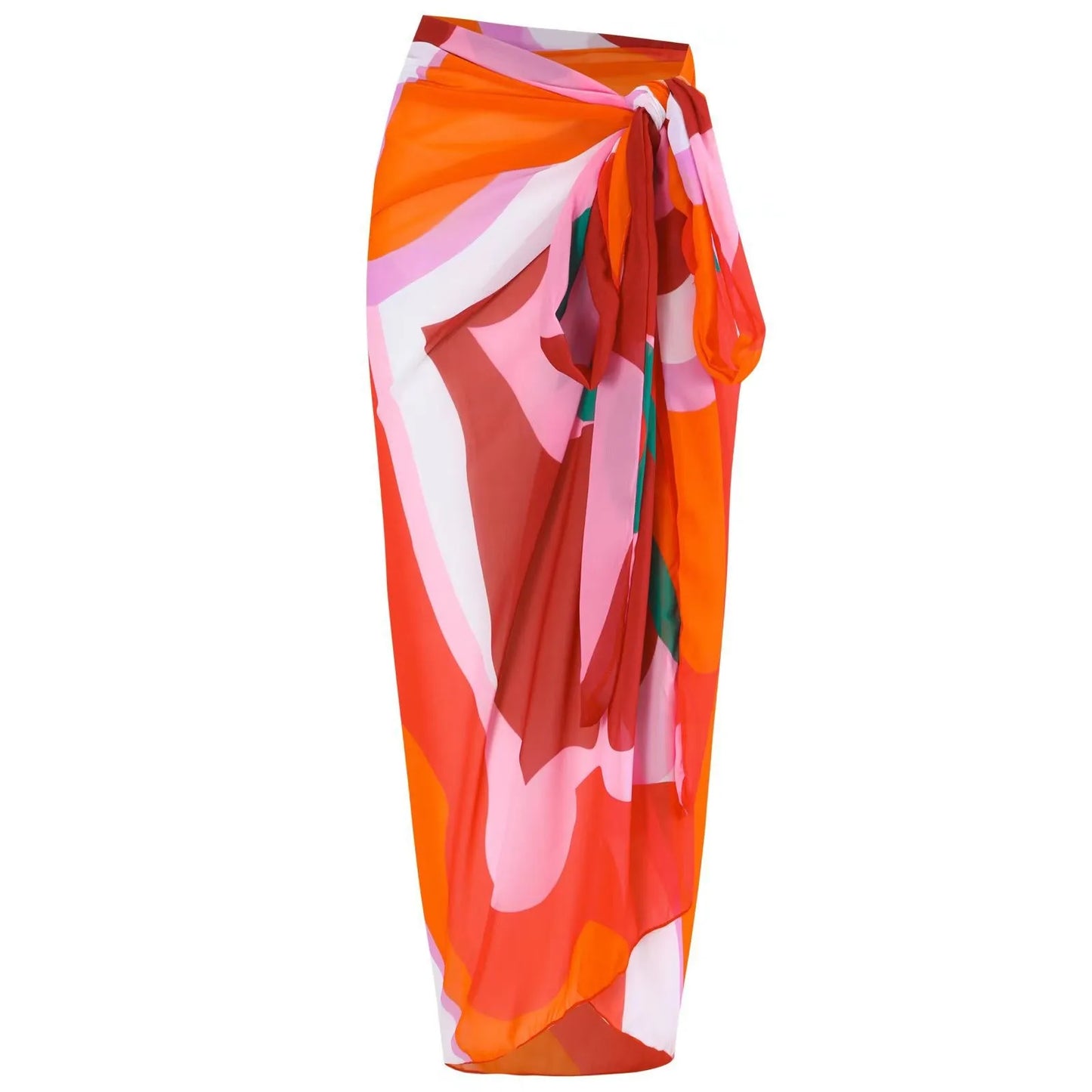 Women'S Sexy Mesh Skirt Conservative Seaside Casual Vacation Wrap Hip Slim Skirts with Bow Knot New Chic Trend Streetwear