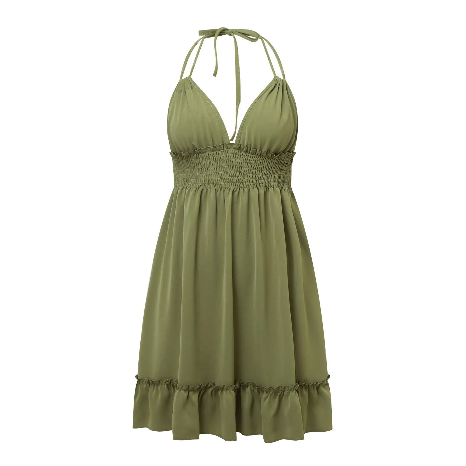 Fashion Summer Dresses 2024 Summer Dresses for Women Trendy Boho Floral Print Cover up V Neck Sleeveless Sundresses 여름 원피스