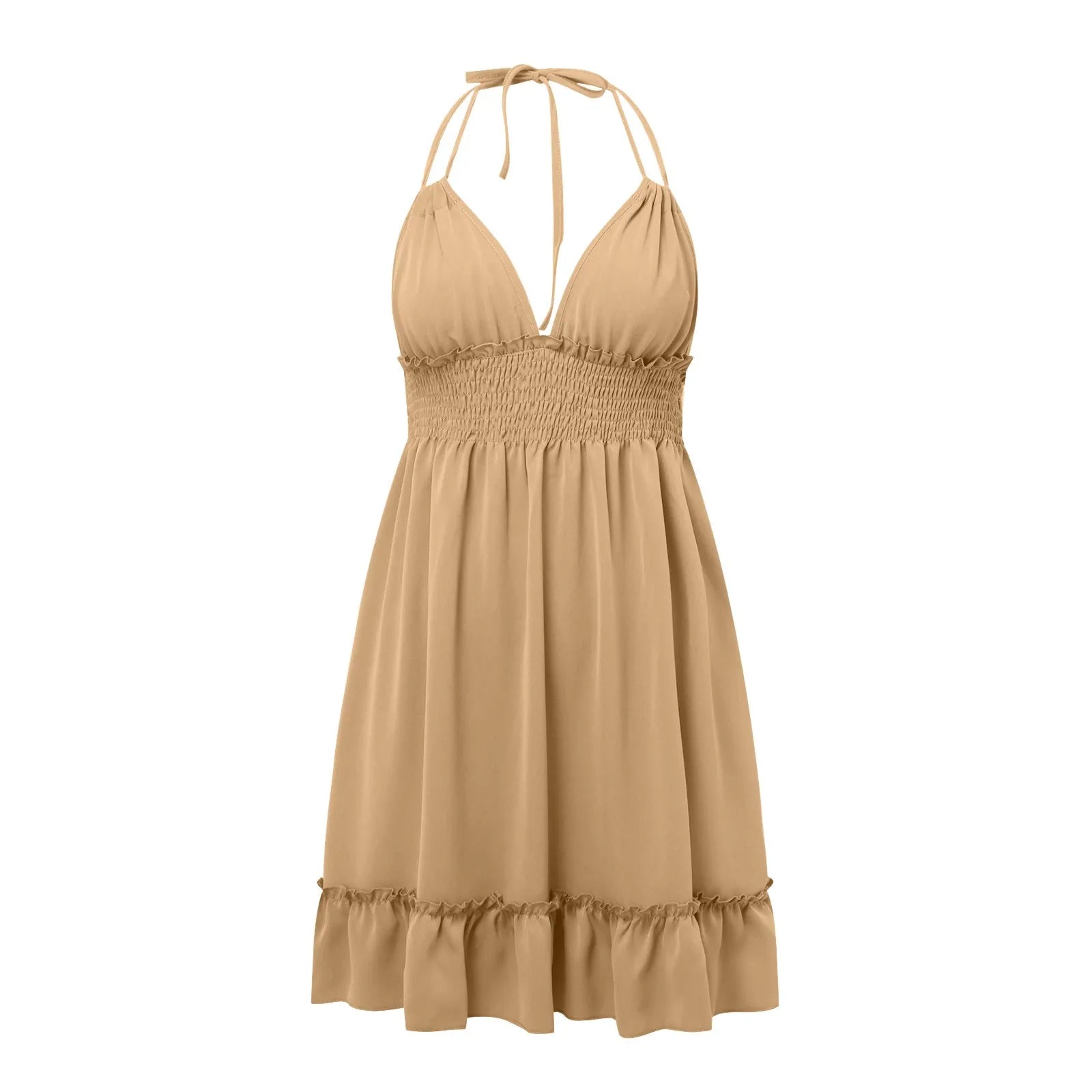 Fashion Summer Dresses 2024 Summer Dresses for Women Trendy Boho Floral Print Cover up V Neck Sleeveless Sundresses 여름 원피스