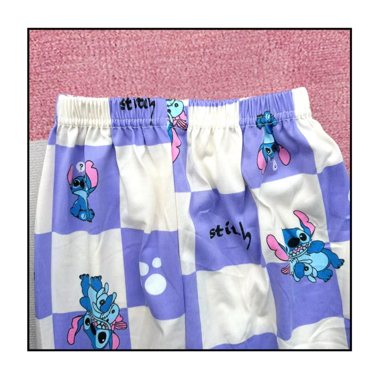 New Spring Children'S Clothing Sets Stitch Angel Boy Sleepwear Long Sleeved Pants Clothes Kids Pajamas Set Baby Girls Pyjamas